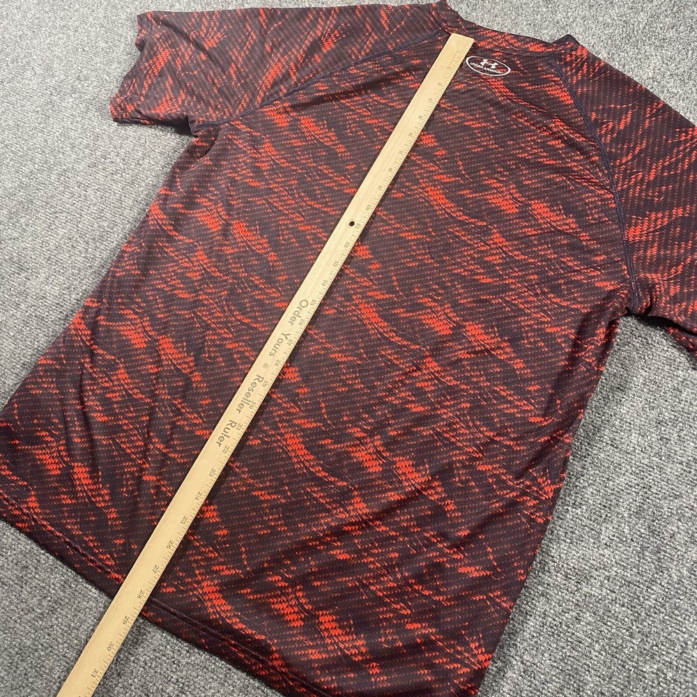 Boston Red Sox Fire Camo MLB Baseball Short Sleeve Shirt Mens L Under Armour - Picture 7 of 8